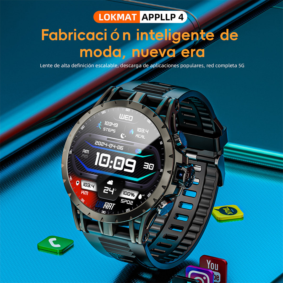 Reloj Inteligente 4G AMOLED con Cámara, GPS y Conectividad Bluetooth SW036 - Yesmart