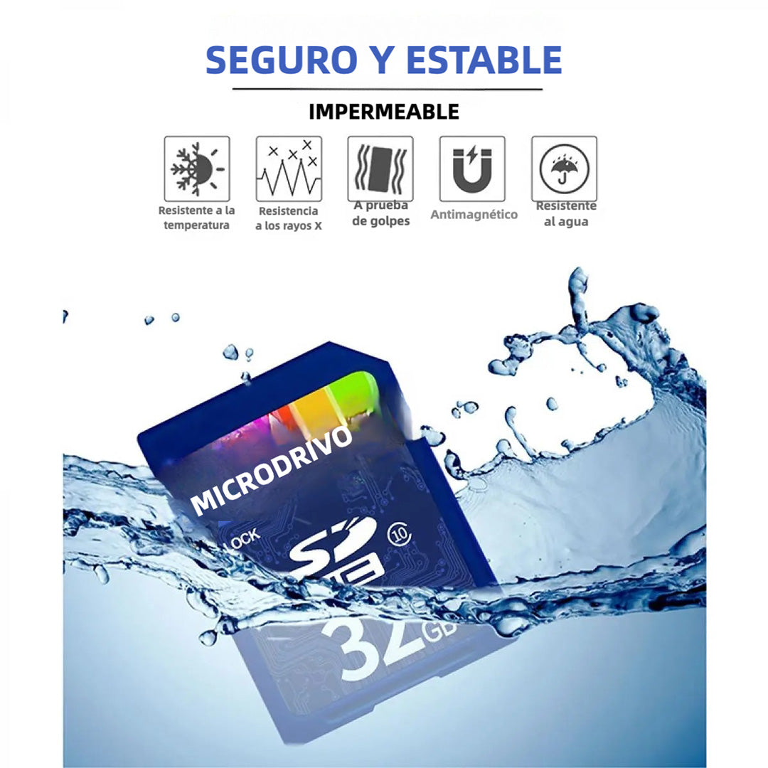 Tarjeta de Memoria SD MicroDrive de 16/32/64/128 GB - TM001 - Yesmart