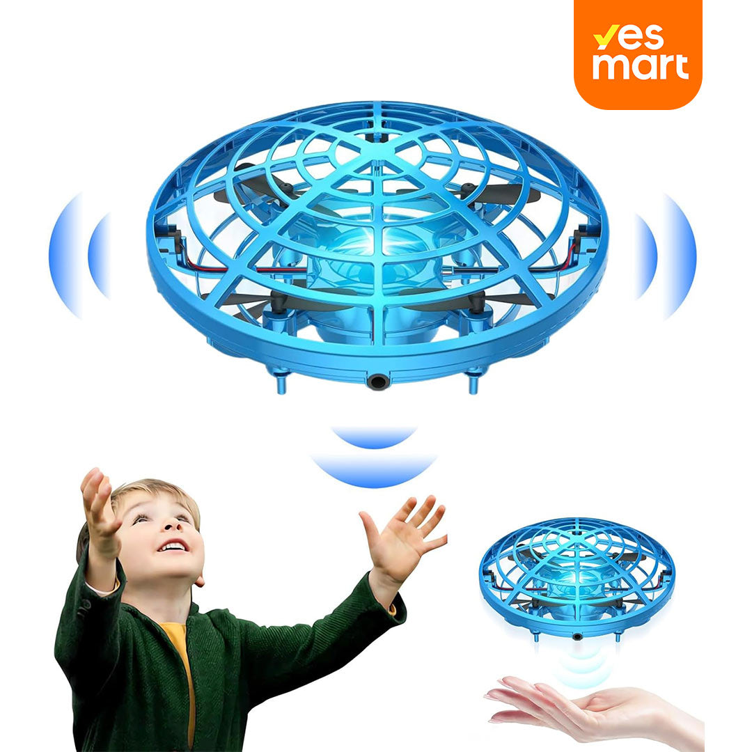 Juguete de Pelota Voladora – Spinner Volador 360° con Luces LED, Mini Drone Boomerang Recargable, Esfera Voladora de Control Manual con Sensores Inteligentes, Regalo para Niños – JC003