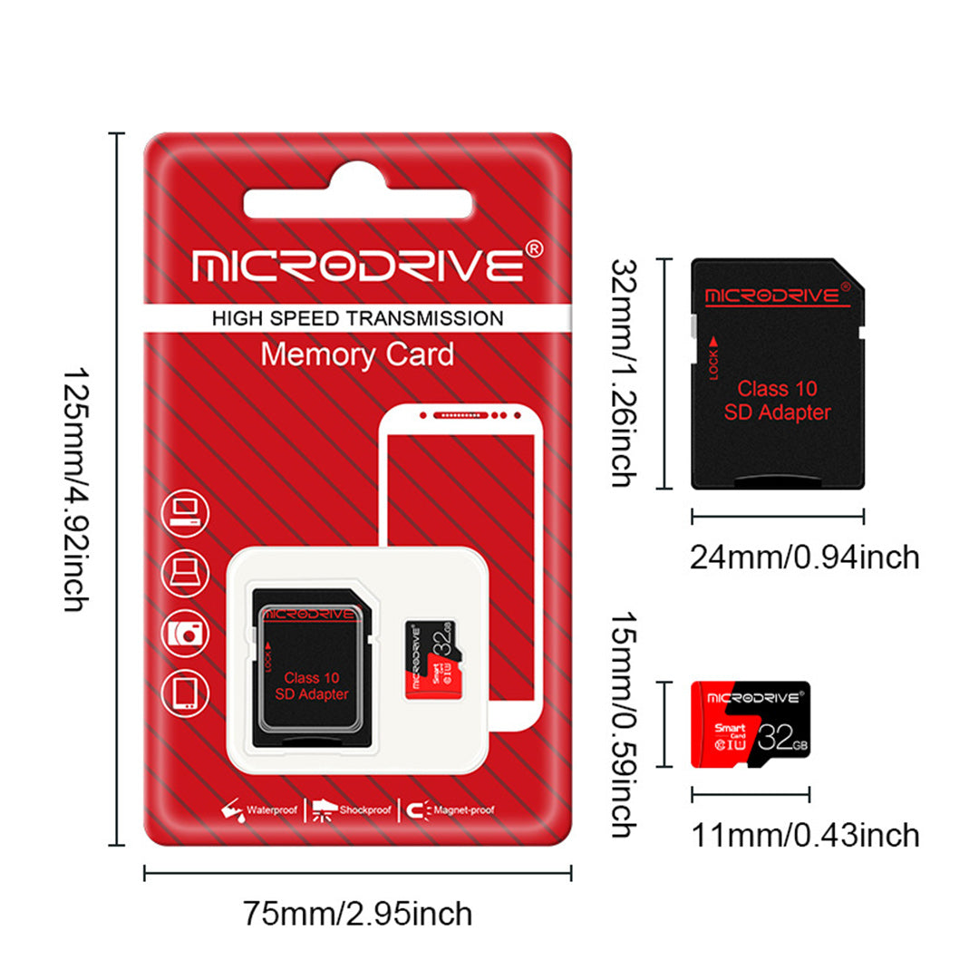 128GB TF Tarjeta de Memoria Ultra Rápida U3 C10 con Adaptador - TM002 - Yesmart