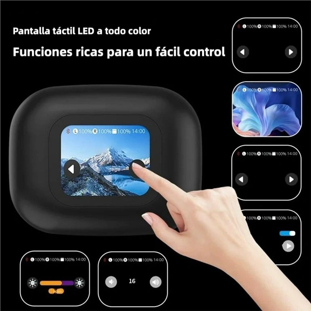 Auriculares inalámbricos Bluetooth con traducción IA y reproducción en 144 idiomas - BH037 - Yesmart