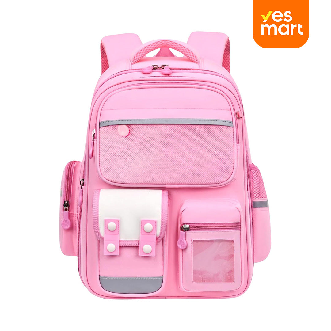 Mochila Escolar para Niñas – Mochila Infantil de Gran Capacidad, Ultraligera y Ergonómica, Diseño Kawaii con Elementos Reflectantes, Ideal para Escuela y Actividades al Aire Libre – AH012