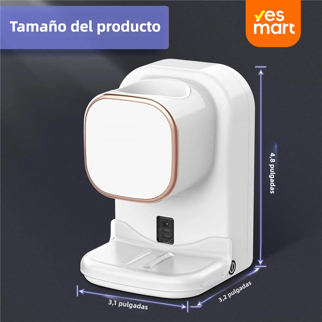 Dispenser Automático de Pasta de Dientes Eléctrico de Pared para Niños y Adultos, con Tecnología de Sensores, 3 Modos Ajustables, Fácil de Limpiar - AH005