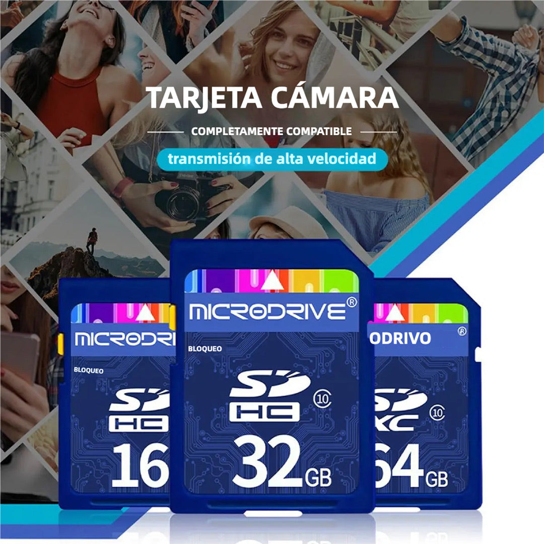 Tarjeta de Memoria SD MicroDrive de 16/32/64/128 GB - TM001 - Yesmart