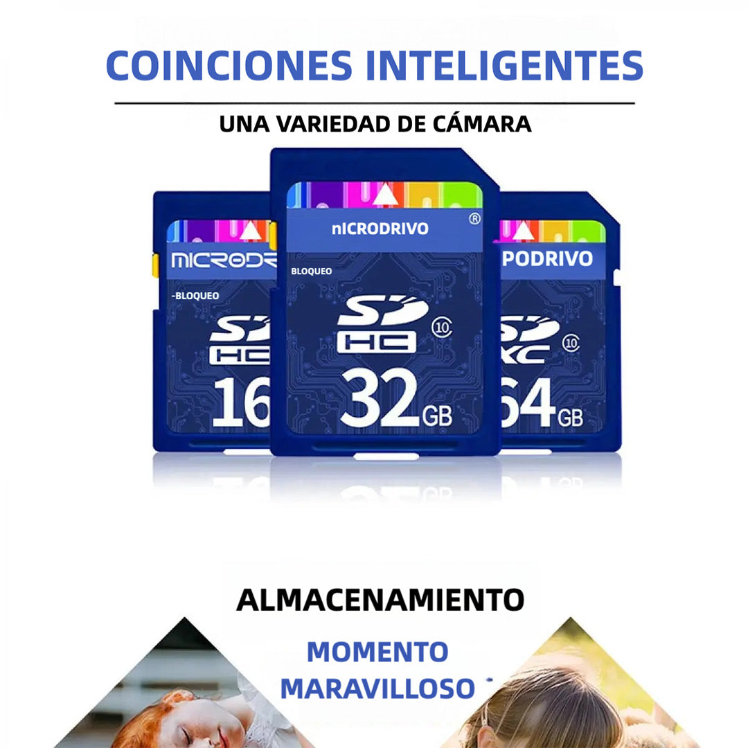 Tarjeta de Memoria SD MicroDrive de 16/32/64/128 GB - TM001 - Yesmart