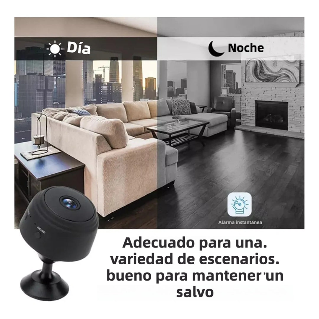 Mini Cámara HD 1080P WiFi para Niñera y CCTV para Autos y Niños - CV002 - Yesmart