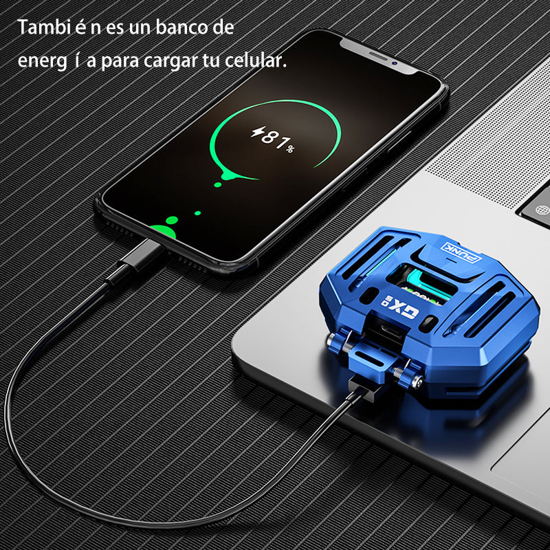 Auriculares Bluetooth 5.3 con pantalla LED y puede cargar teléfonos -BH029 - Yesmart