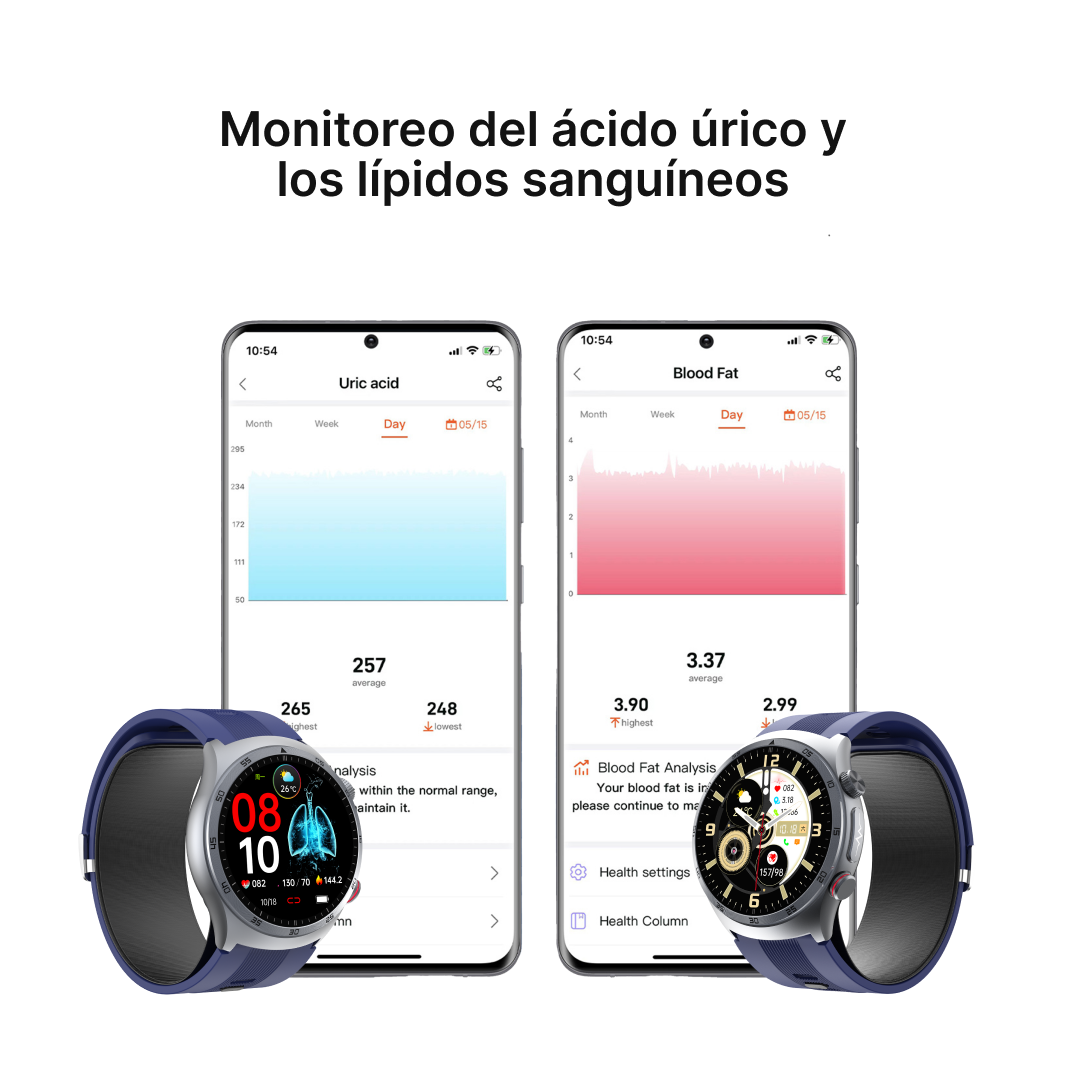 Reloj inteligente con Pantalla AMOLED 1.43", Monitoreo de Salud 24/7 y Modos Deportivos SW034 - Yesmart